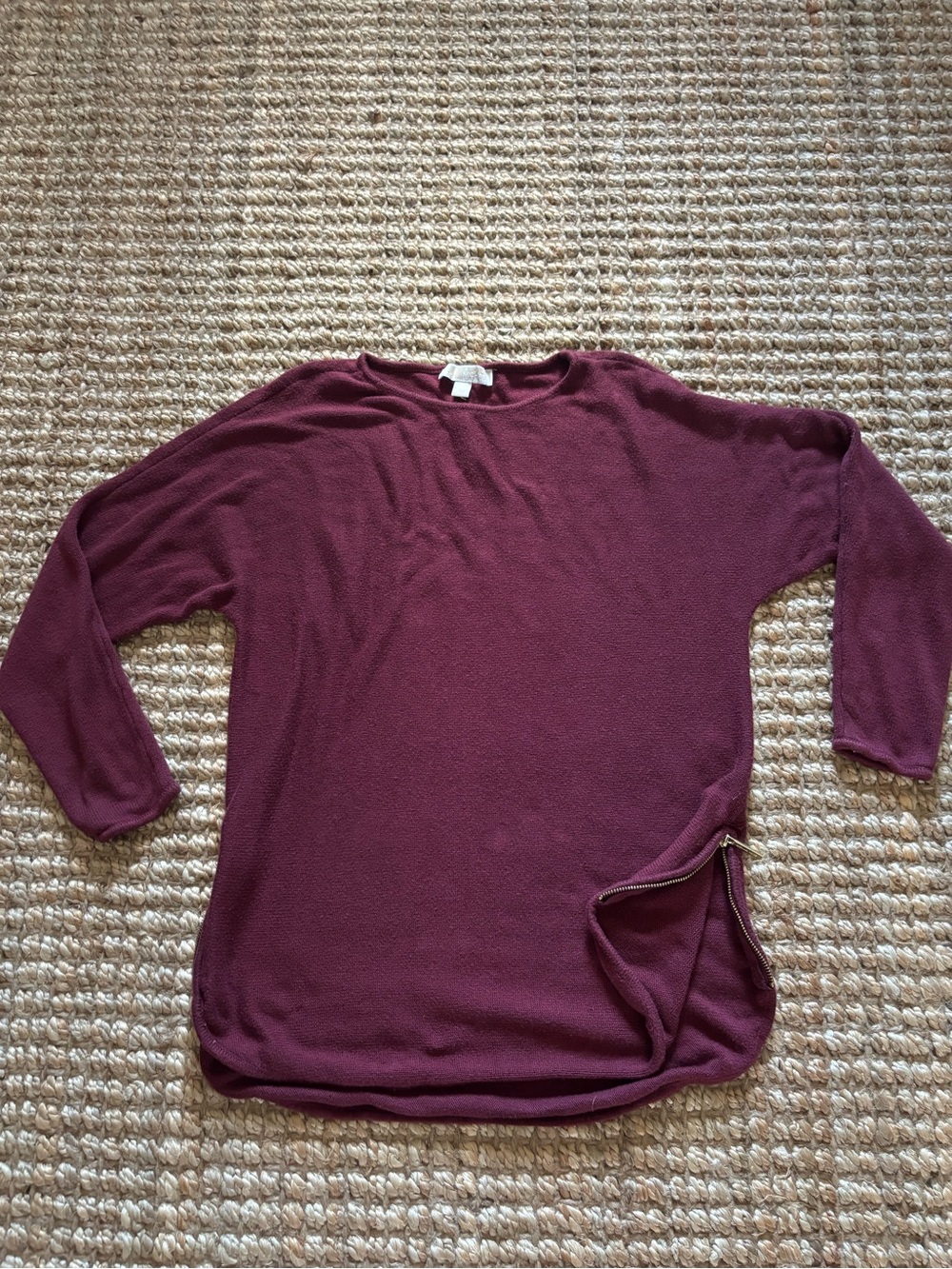 MICHAEL Michael Kors Burgundy Crewneck Sweater